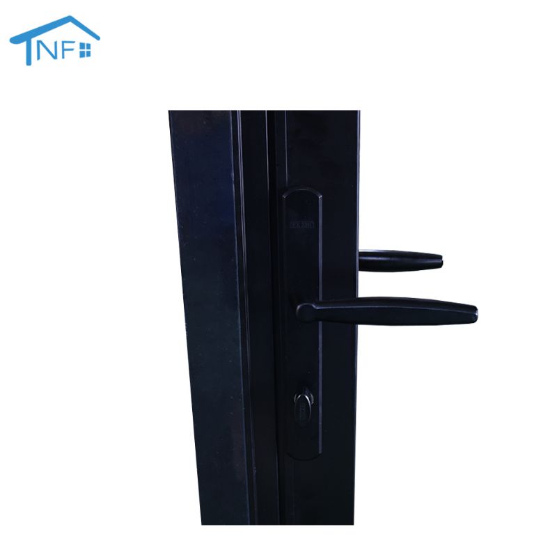 Thermal Break Aluminum Double Glass Waterproof Bifold Accordion American Folding Door