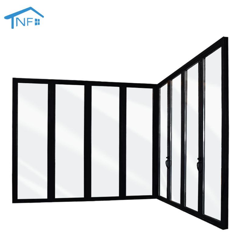 Waterproof Customized Design Aluminium Entrance Patio Folding Glass Bifold Doors