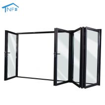 Aluminium Bifold Double Modern Design Bifold Sliding Glass Doors