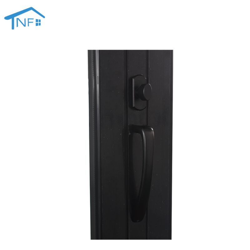 Morden Design Aluminum Entry Patio Door Metal French Folding Glass Door