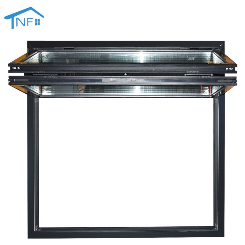 NFRC Aluminum Double Glass Bifold Window Folding Windows