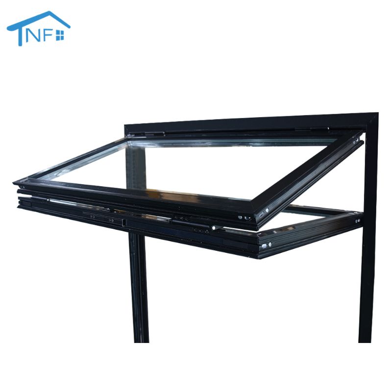 NFRC Aluminum Double Glass Bifold Window Folding Windows