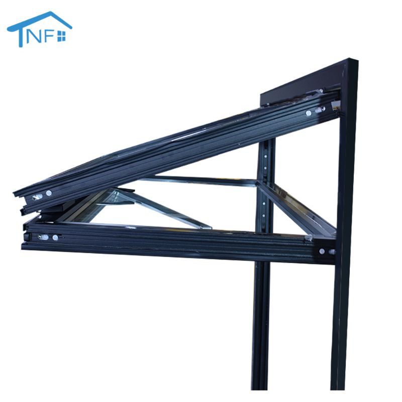 NFRC Aluminum Double Glass Bifold Window Folding Windows