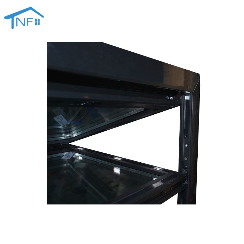 NFRC Aluminum Double Glass Bifold Window Folding Windows