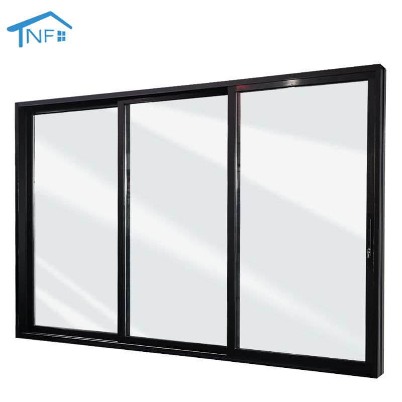 American Standard Custom Aluminum Balcony Tempered Glass Sliding Door