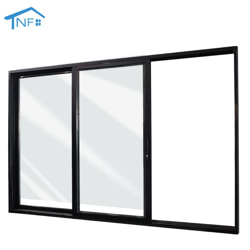 American Standard Custom Aluminum Balcony Tempered Glass Sliding Door