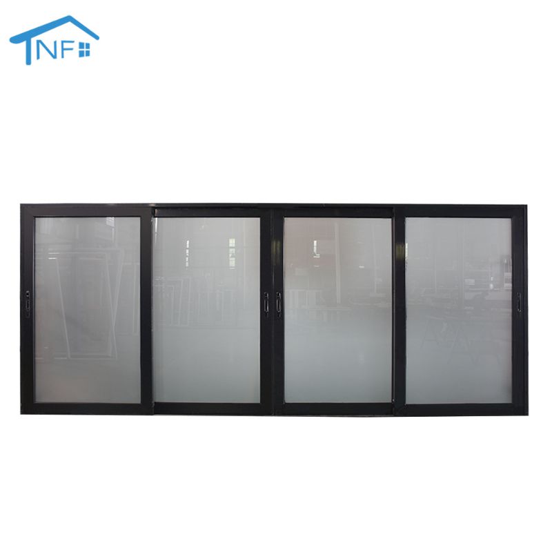 NF Safety Tempered Glass Aluminium Modern Custom Home Huge Sliding Doors