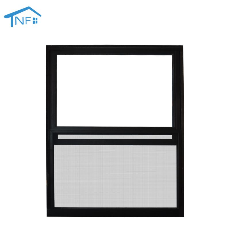 NF Exterior Black Thermal Break Aluminum Alloy Sliding Windows For Balcony