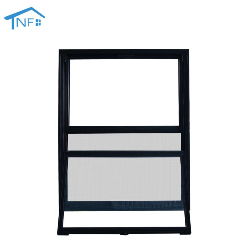 NF Exterior Black Thermal Break Aluminum Alloy Sliding Windows For Balcony