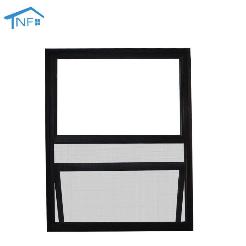 NF Exterior Black Thermal Break Aluminum Alloy Sliding Windows For Balcony