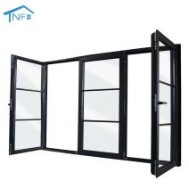 Heat insulation aluminum tilt & turn glass window