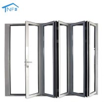 Folding Glass Door System Aluminum Glass Bifold Door