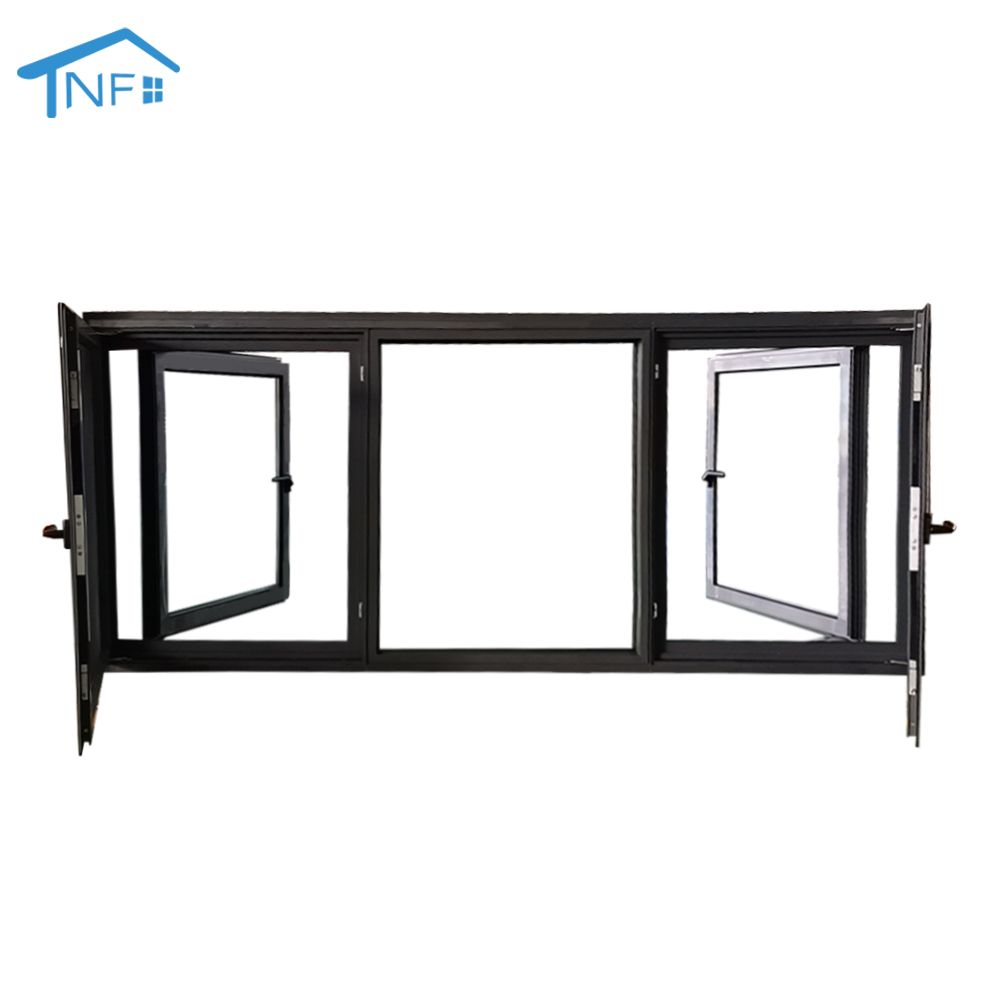 Export standard patio aluminum casement hinged glass window