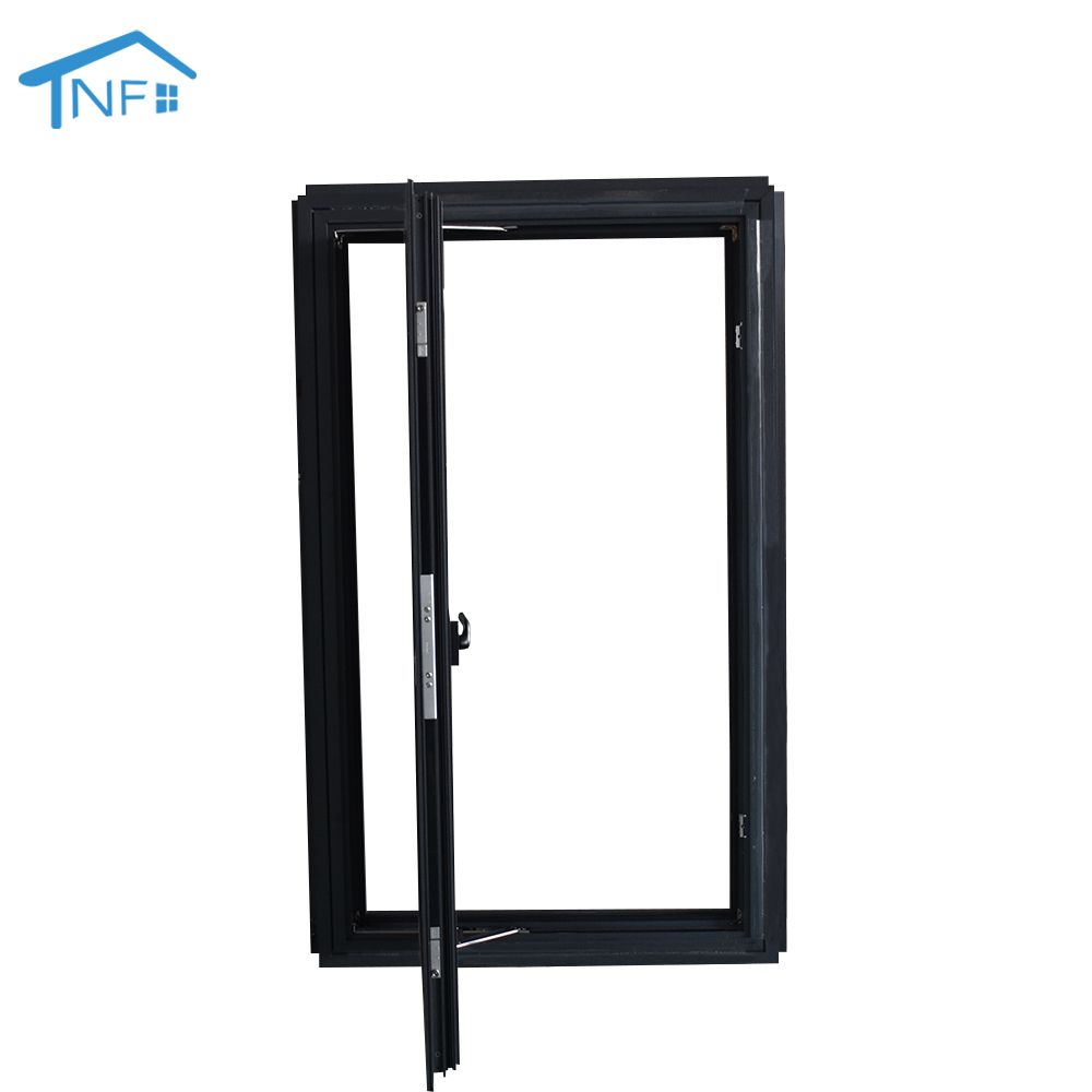 New design modern residential large aluminum double pane patio windows factory price