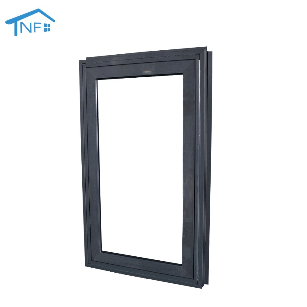 New design modern residential large aluminum double pane patio windows factory price