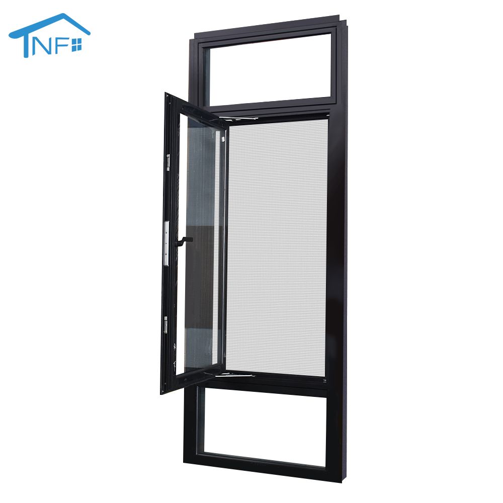 American standard big balcony aluminum exterior glass casement windows