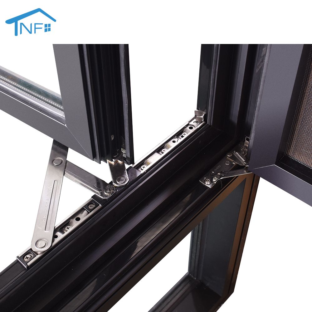 American standard big balcony aluminum exterior glass casement windows