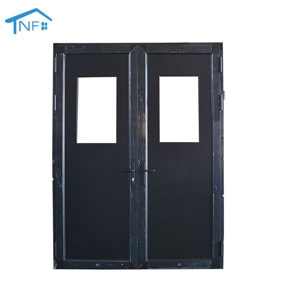 China supplier soundproof interior glass patio aluminium slim frame casement door