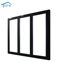 Aluminum double glass bifold window folding windows