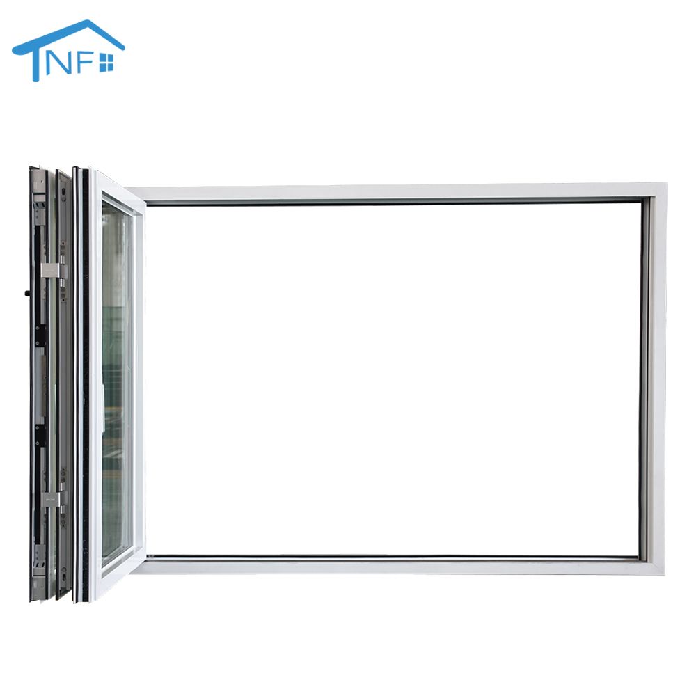 Commercial aluminum exterior noiseless aluminium window foldable