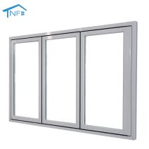 Foshan factory exterior aluminium windproof folding windows