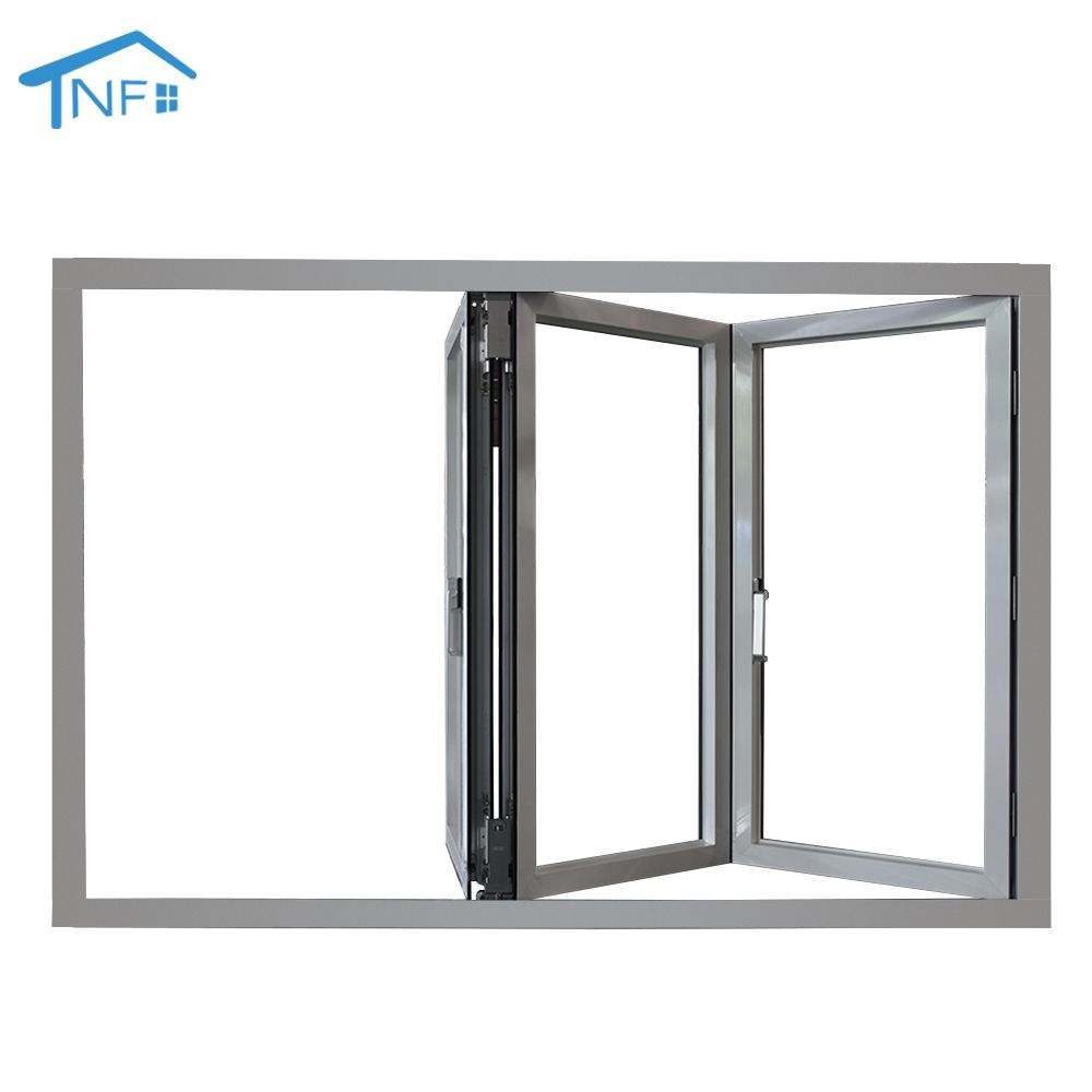 Foshan factory exterior aluminium windproof folding windows