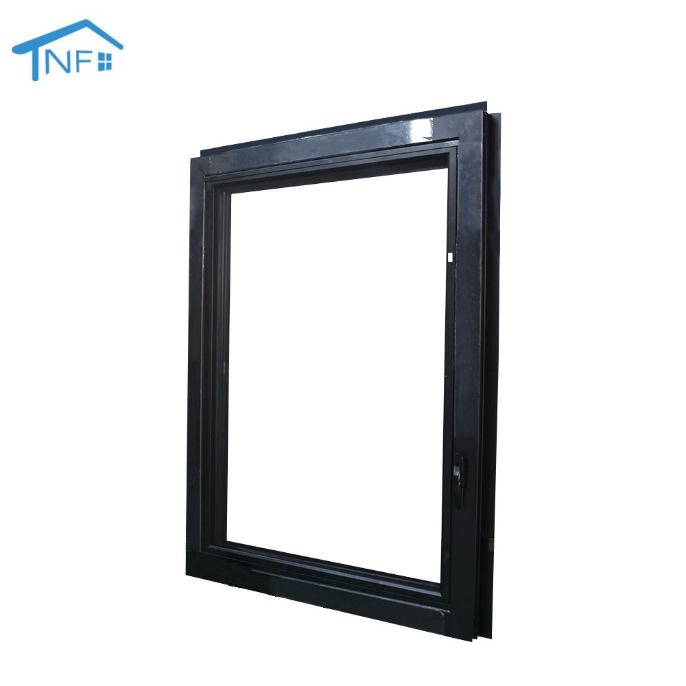 Wholesale american house solid glass window grill design swing out crank casement window