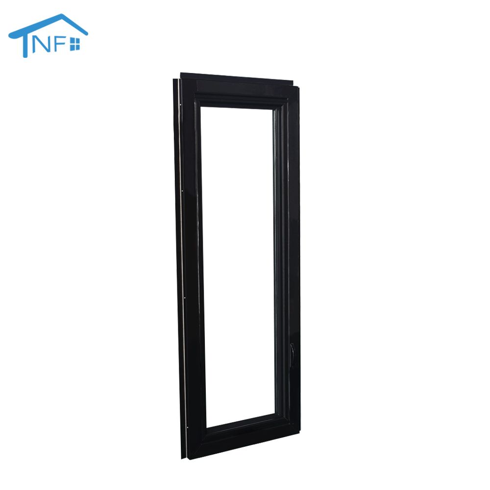 Wholesale american house solid glass window grill design swing out crank casement window