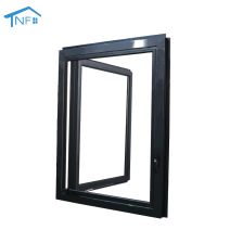 Aluminum alloy profile handle crank open  triple pane aluminum casement window