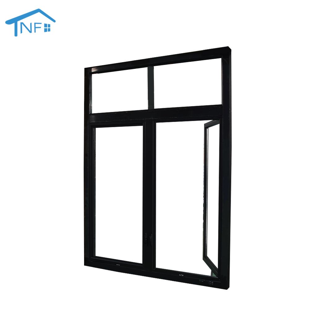 Modern new technology hand cranked upper aluminum alloy aluminum casement window