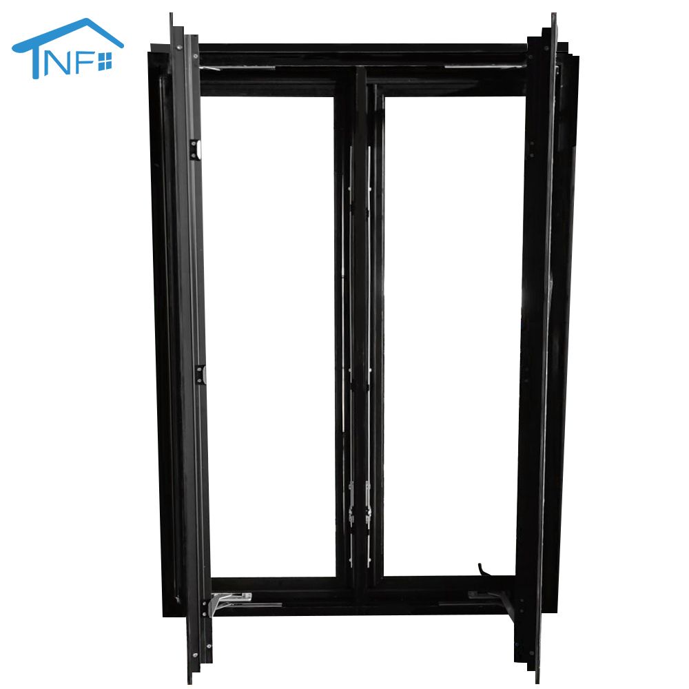 Tempered glasses american aluminum alloy casement window