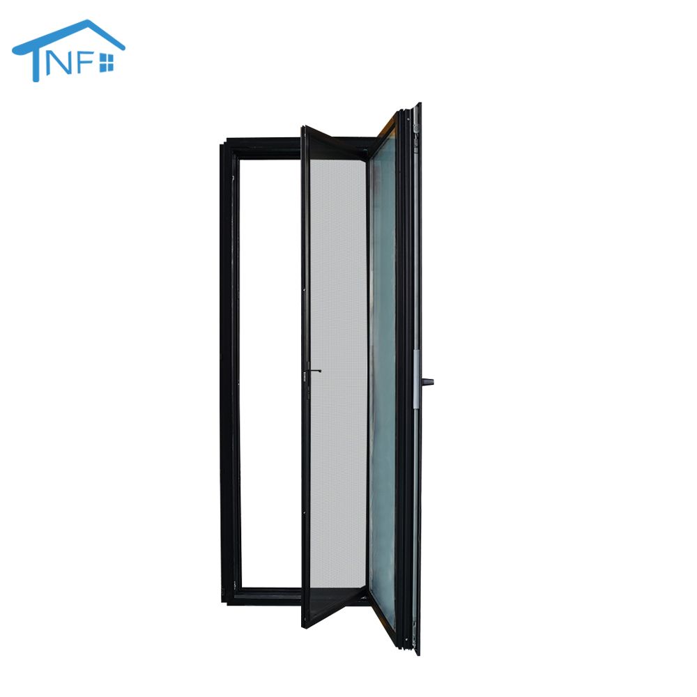 Soundproof insulation hurricane impact windows tempered glass aluminum casement window