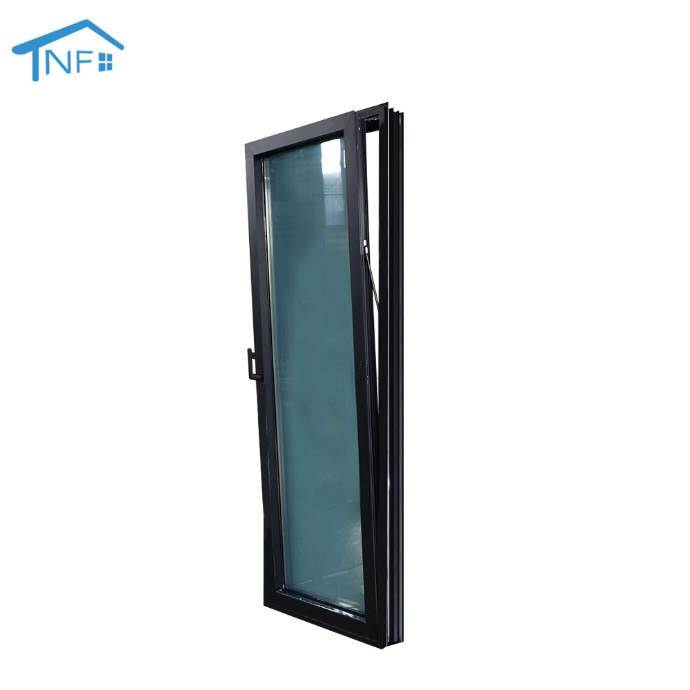 Soundproof insulation hurricane impact windows tempered glass aluminum casement window