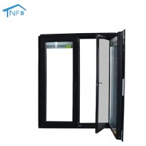 Nfrc tilt and turn window double glass soundproof window american standard customized tilt and turn window