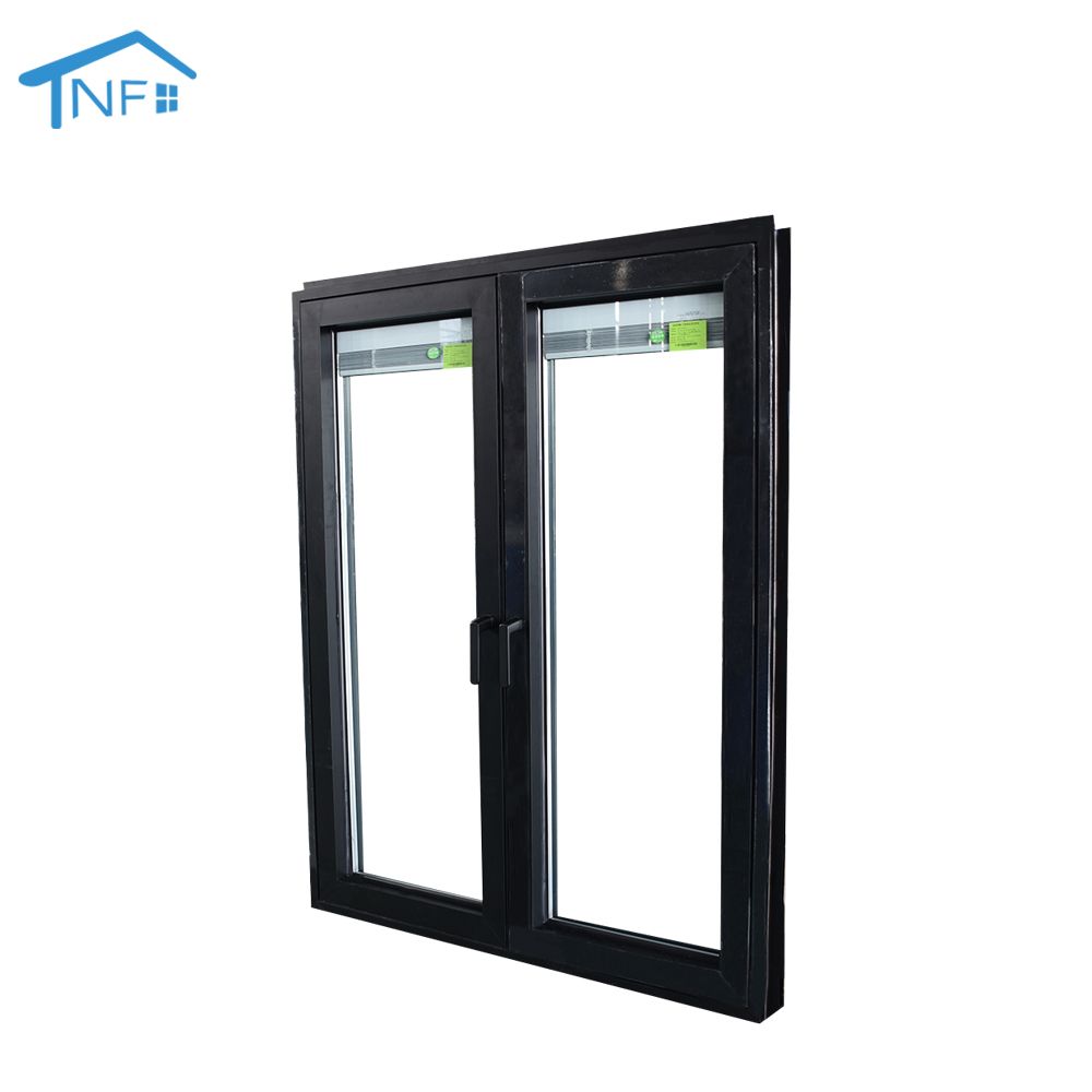 Nfrc tilt and turn window double glass soundproof window american standard customized tilt and turn window