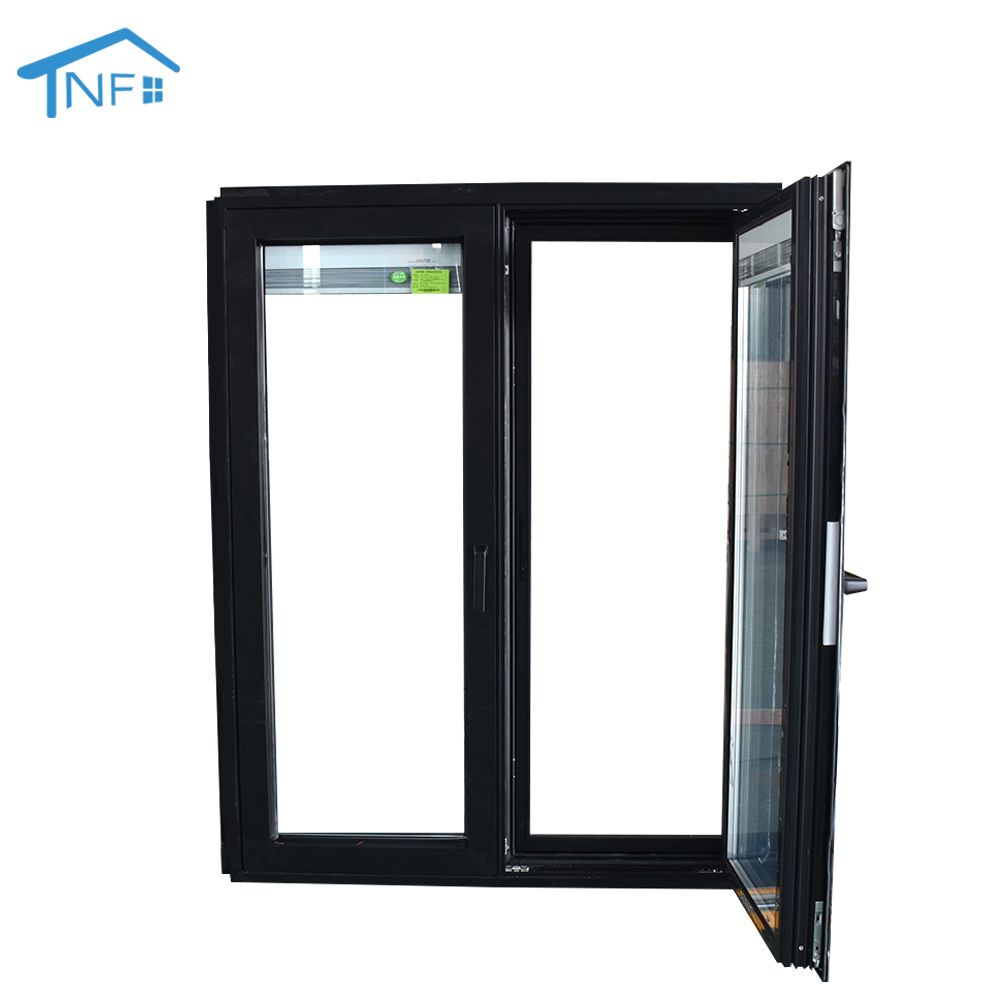 Nfrc tilt and turn window double glass soundproof window american standard customized tilt and turn window