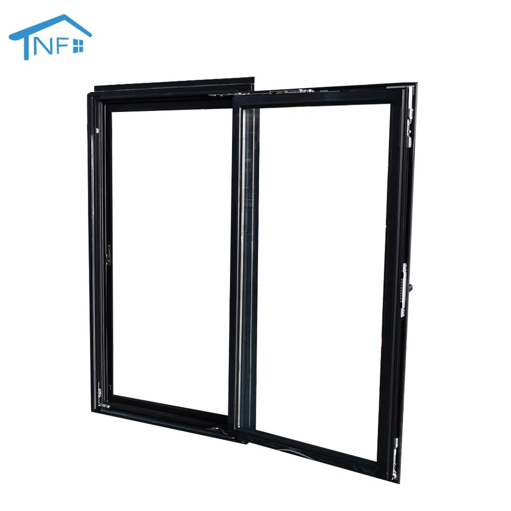 Double glass aluminum customized aluminium tilt turn window