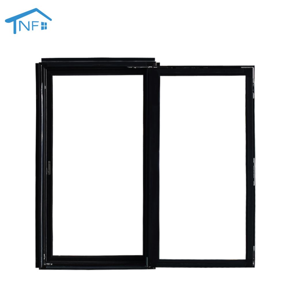 Double glass aluminum customized aluminium tilt turn window