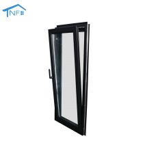 Australian standard soundproof thermal break double glass aluminum alloy tilt turn window