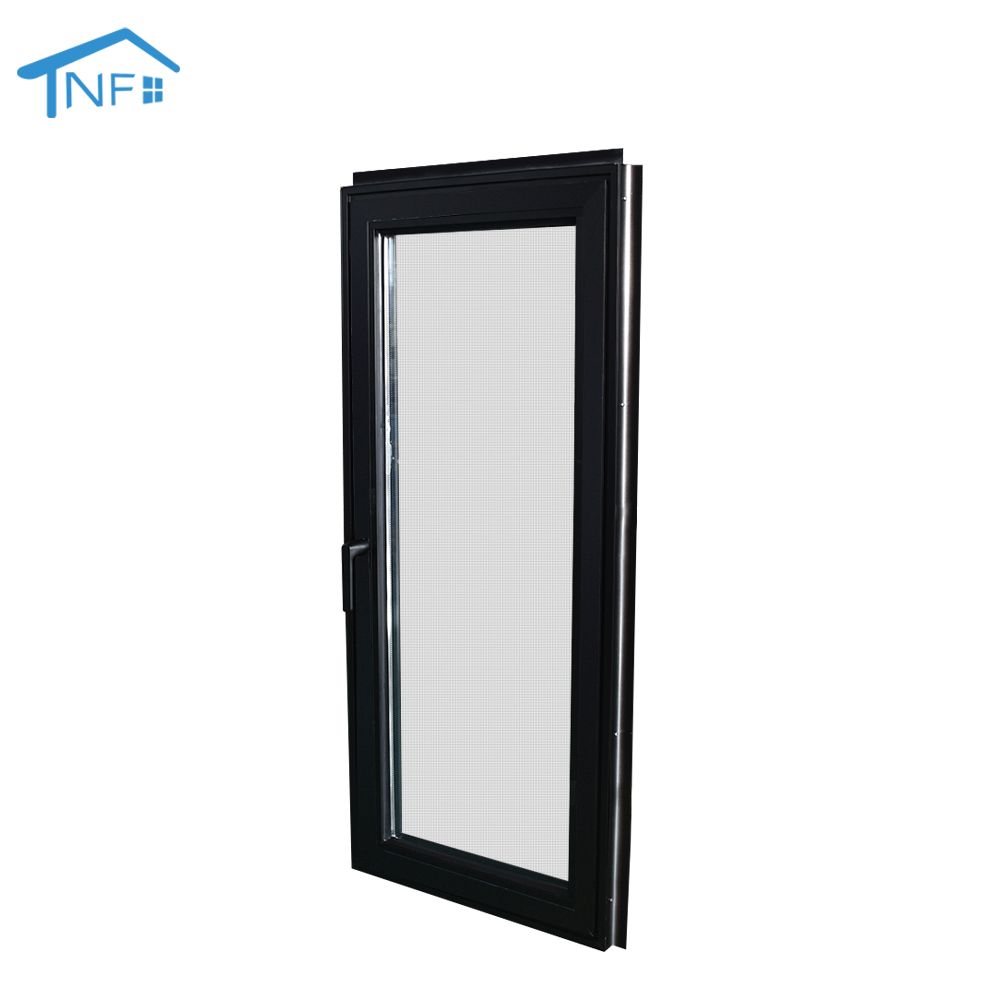 Australian standard soundproof thermal break double glass aluminum alloy tilt turn window