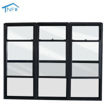 Customized factory price double windows single hung window