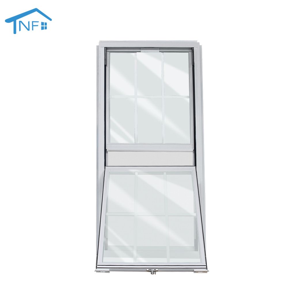 Aluminum hung window thermal break hung window double hung windows