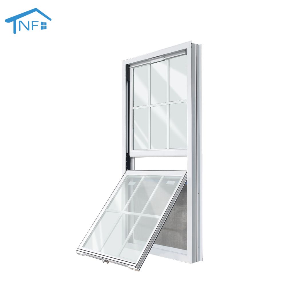 Aluminum hung window thermal break hung window double hung windows