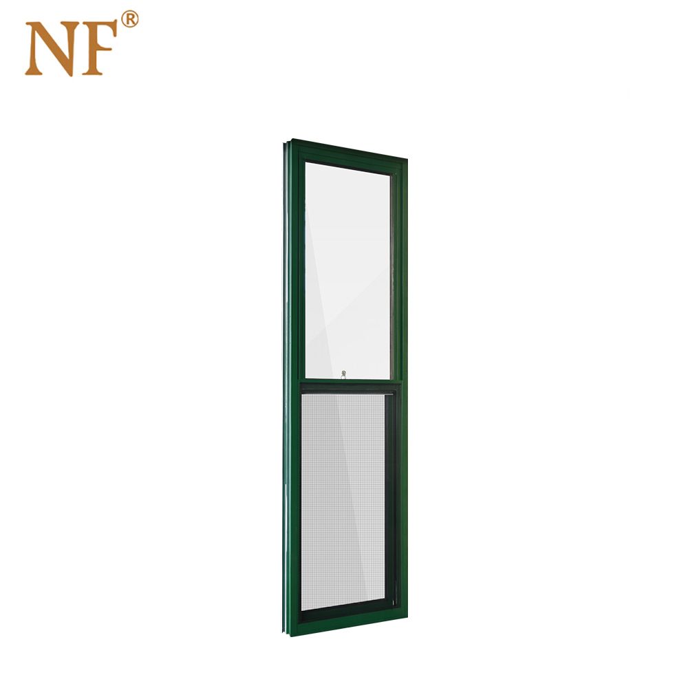 Black aluminum small double hung windows /malaysia double hung window