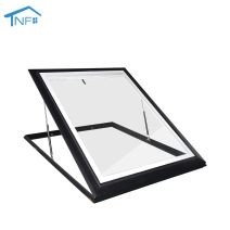 Aluminum skylight glass automatic roof window skylight roof window support for custom