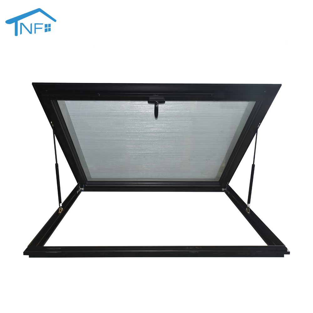 Aluminum skylight glass automatic roof window skylight roof window support for custom