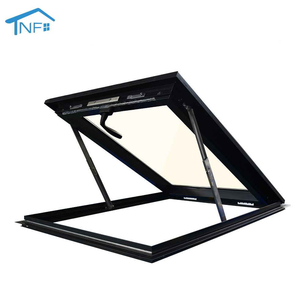 Awning glass window aluminium cured top skylights roof top windows skylight roofing for house