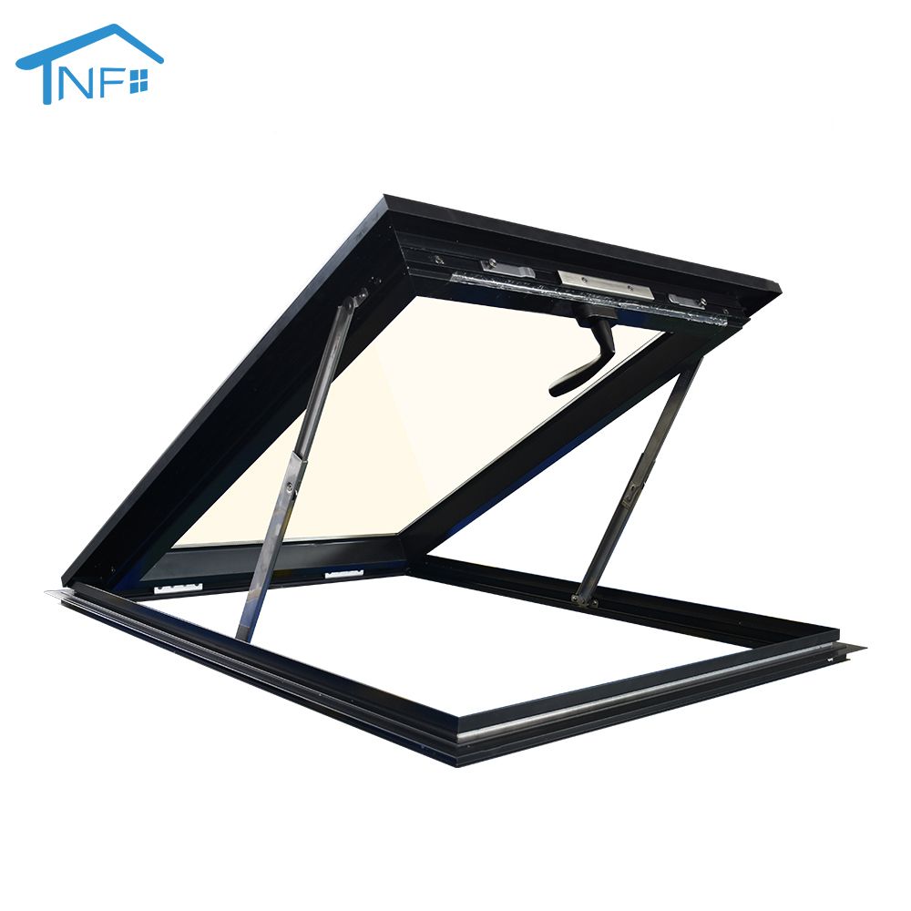 Awning glass window aluminium cured top skylights roof top windows skylight roofing for house