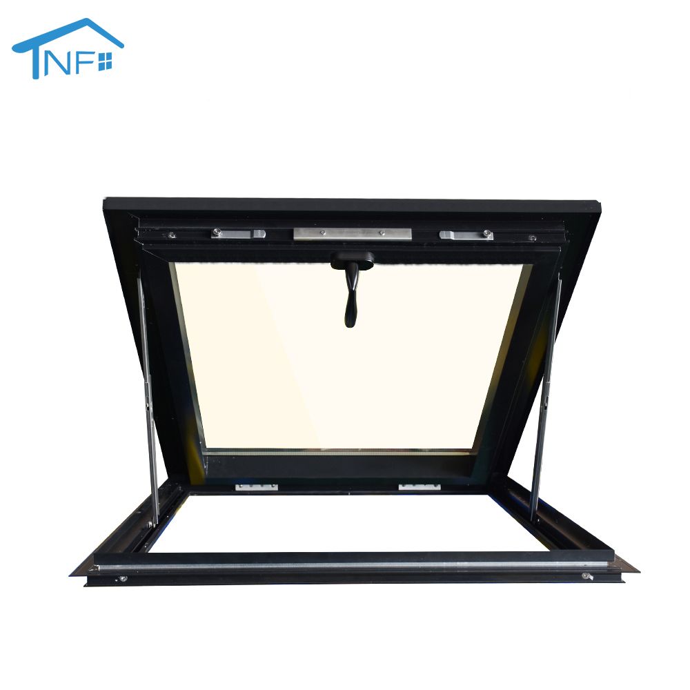 Awning glass window aluminium cured top skylights roof top windows skylight roofing for house