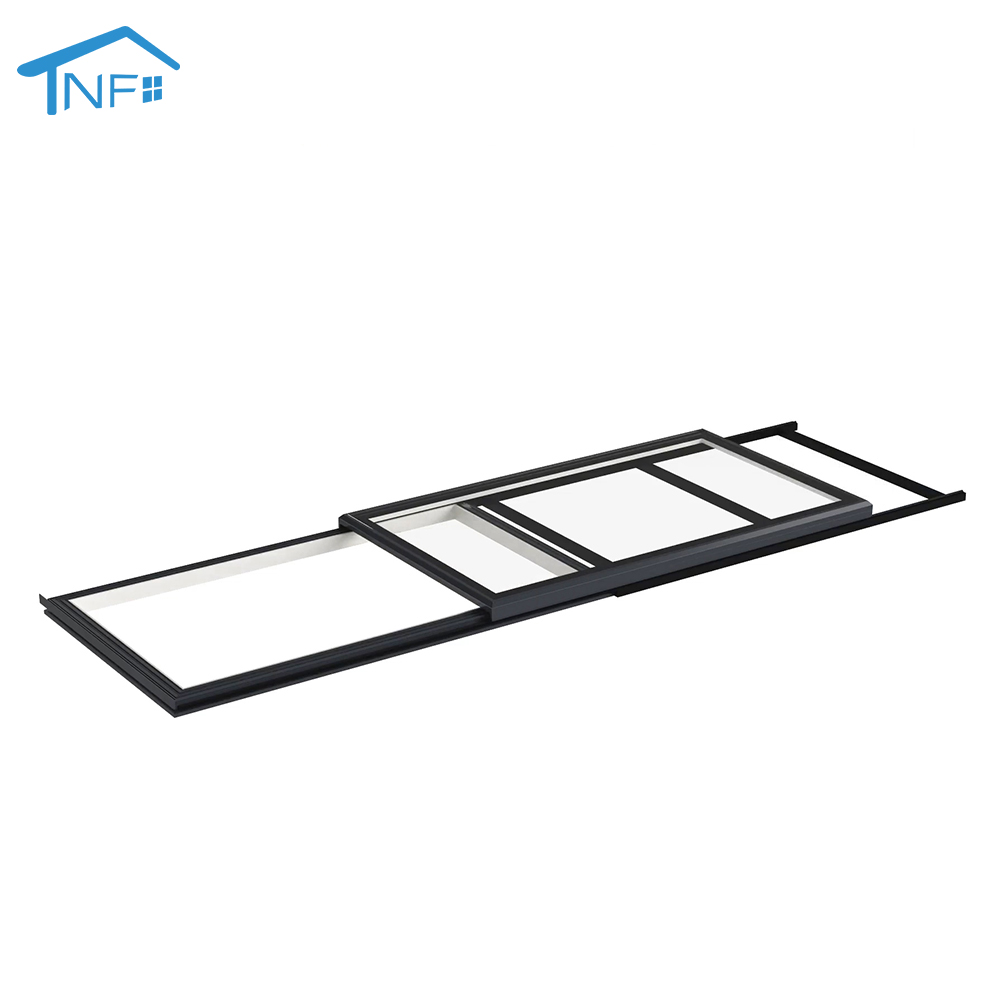 Aluminum skylight top hung window luxury rainproof side hung window